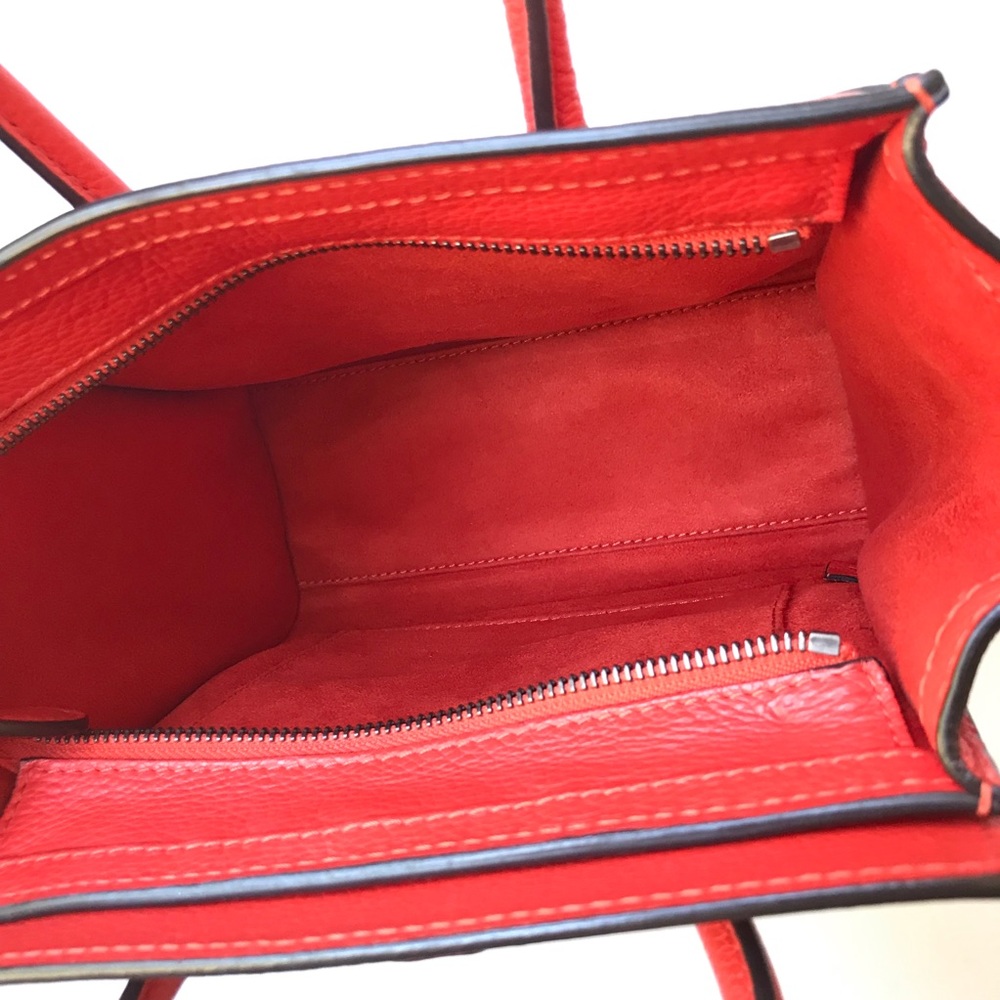 SOLD Celine nano luggage in grainy leather - Picture 8 of 8